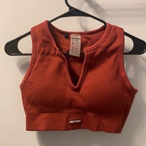 Bo+Tee cropped padded bra/top